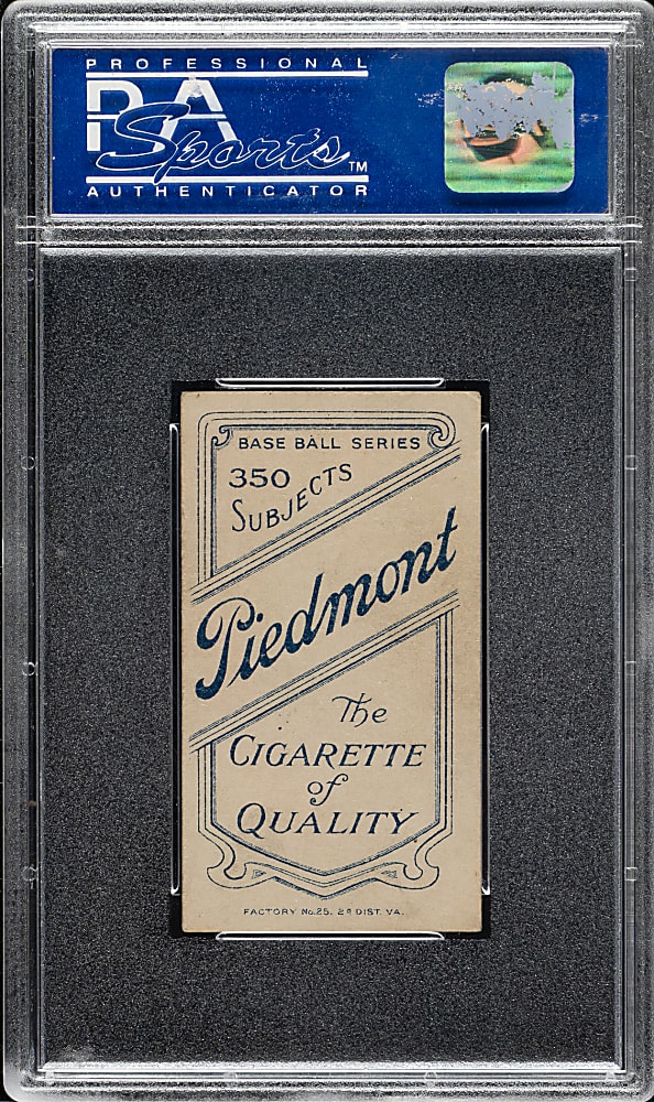 1909-1911 T206 White Border Ted Easterly PSA EX-MT 6