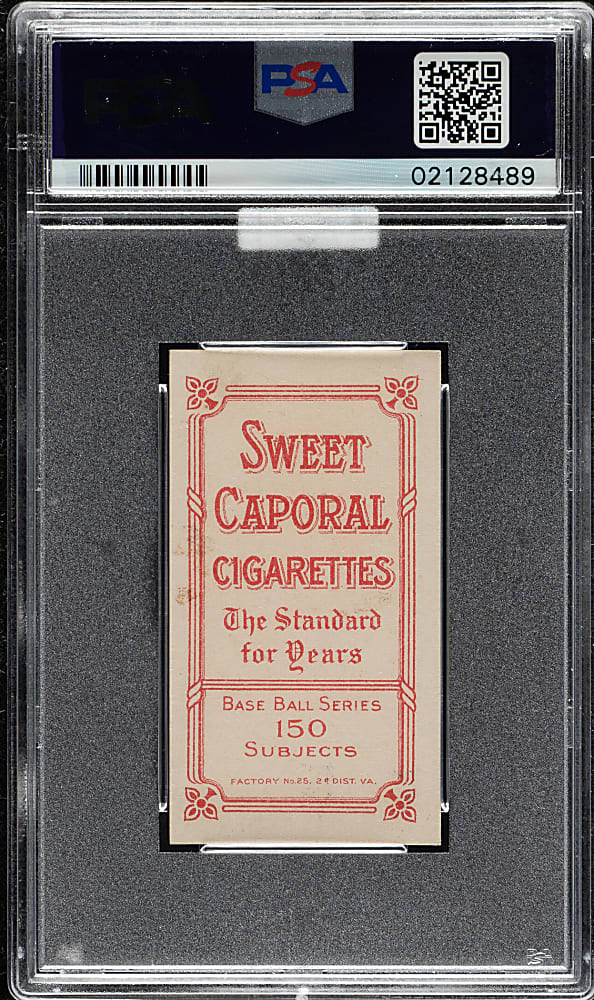 1909-1911 T206 White Border Admiral Schlei Catching PSA NM 7 (MBA Silver Diamond)