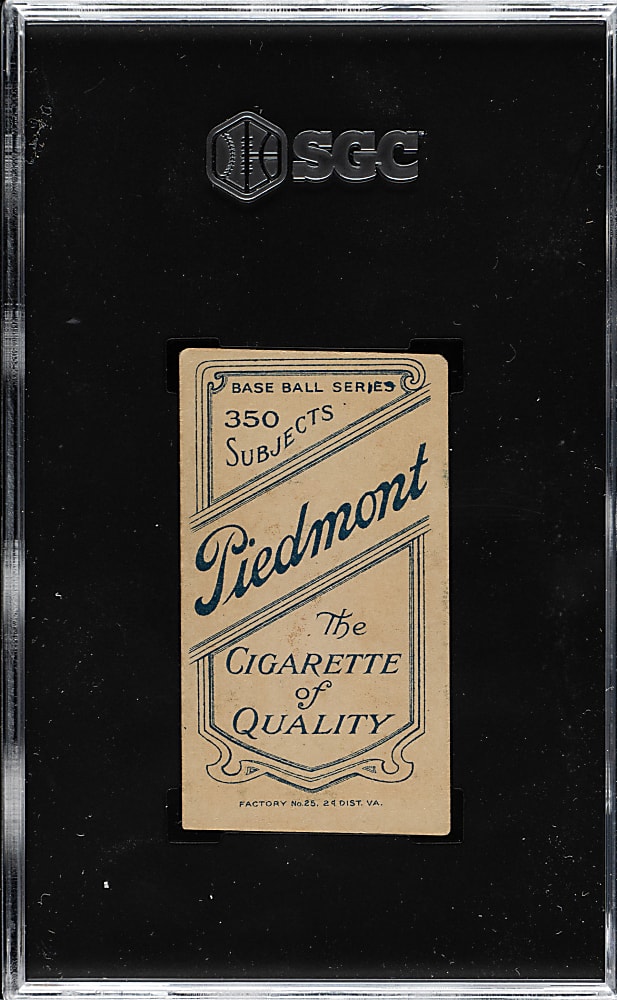 1909-1911 T206 White Border Clyde Milan SGC VG+ 3.5