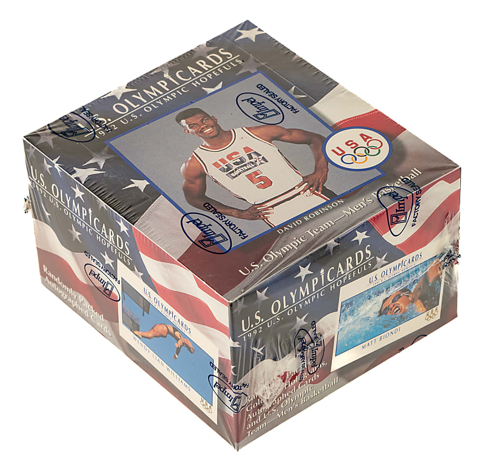 1992 Impel "U.S. Olympicards" Factory-Sealed Unopened Wax Box (36 Packs)