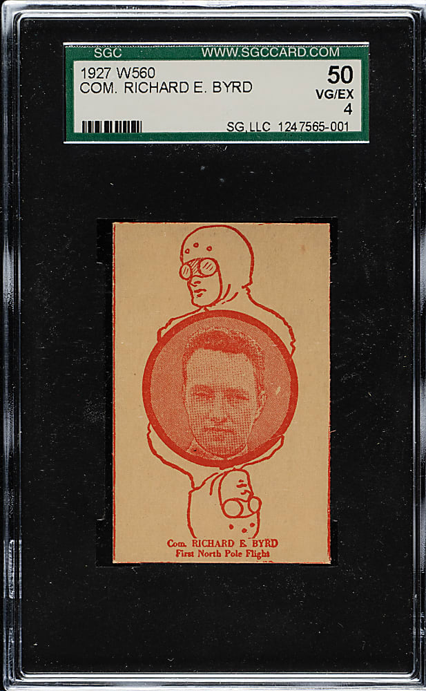 1927 W560 Richard Byrd Joker SGC VG/EX 50