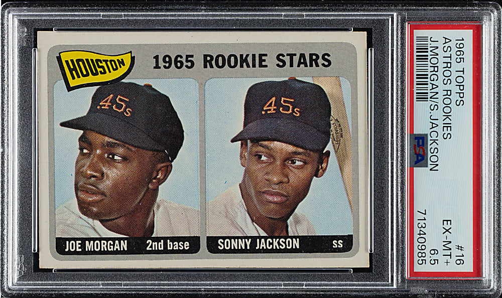 1965 Topps #16 Joe Morgan Rookie PSA EX-MT+ 6.5