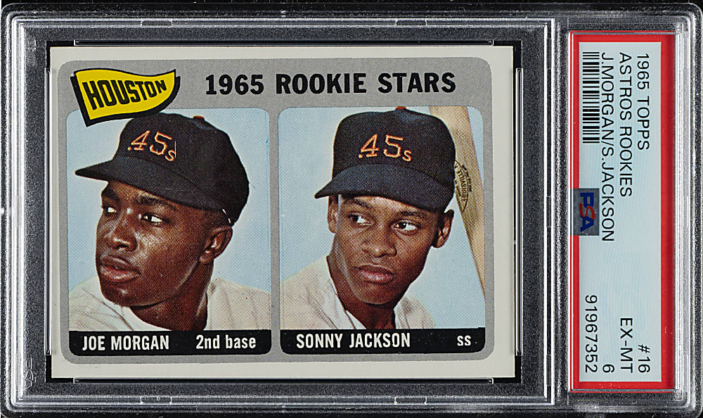 1965 Topps #16 Joe Morgan Rookie PSA EX-MT 6