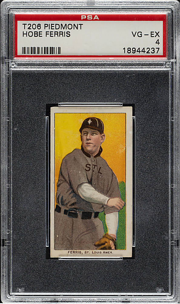1909-1911 T206 White Border Hobe Ferris PSA VG-EX 4