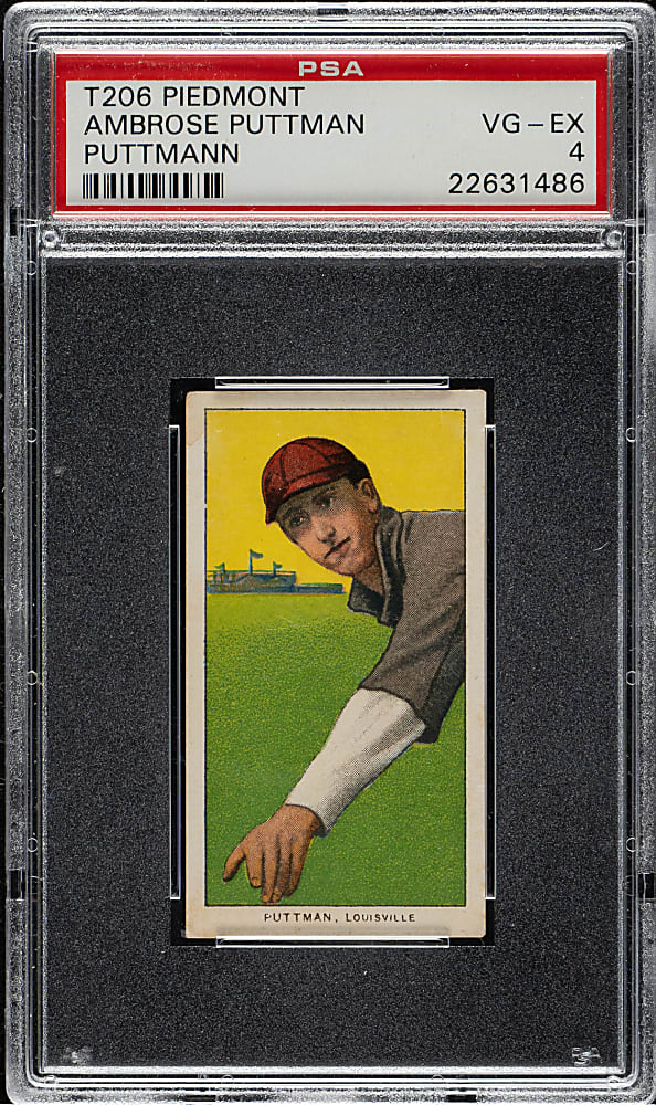 1909-1911 T206 White Border Ambrose Puttman PSA VG-EX 4