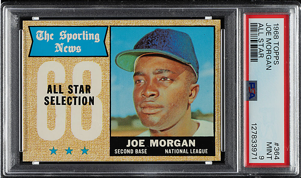 1968 Topps #364 Joe Morgan All-Star PSA MINT 9