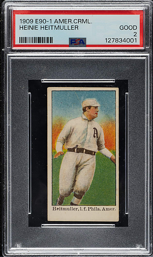 1909-1911 E90-1 American Caramel Heinie Heitmuller PSA GOOD 2