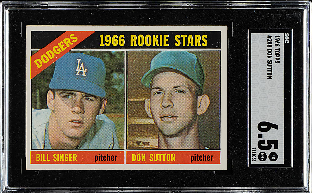 1966 Topps #288 Don Sutton Rookie SGC EX/NM+ 6.5