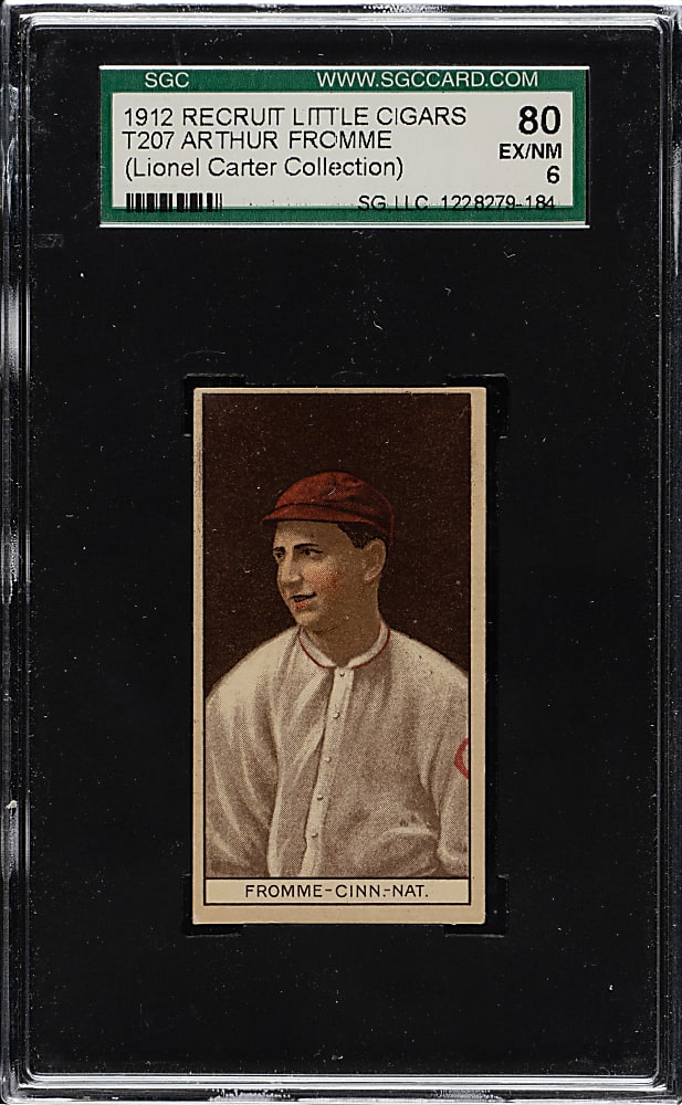 1912 T207 Brown Background Arthur Fromme SGC EX/NM 80 (Lionel Carter Collection)