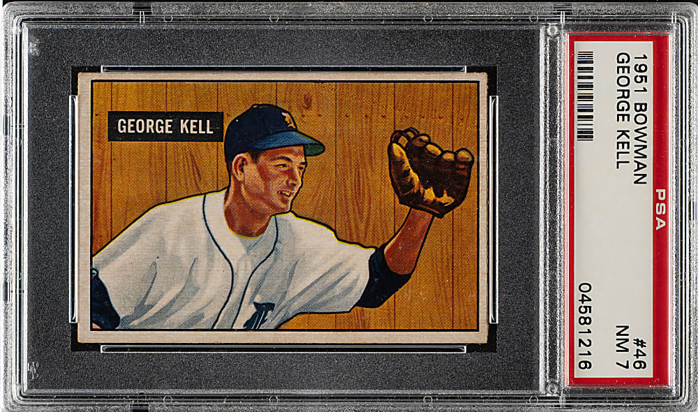 1951 Bowman #46 George Kell PSA NM 7