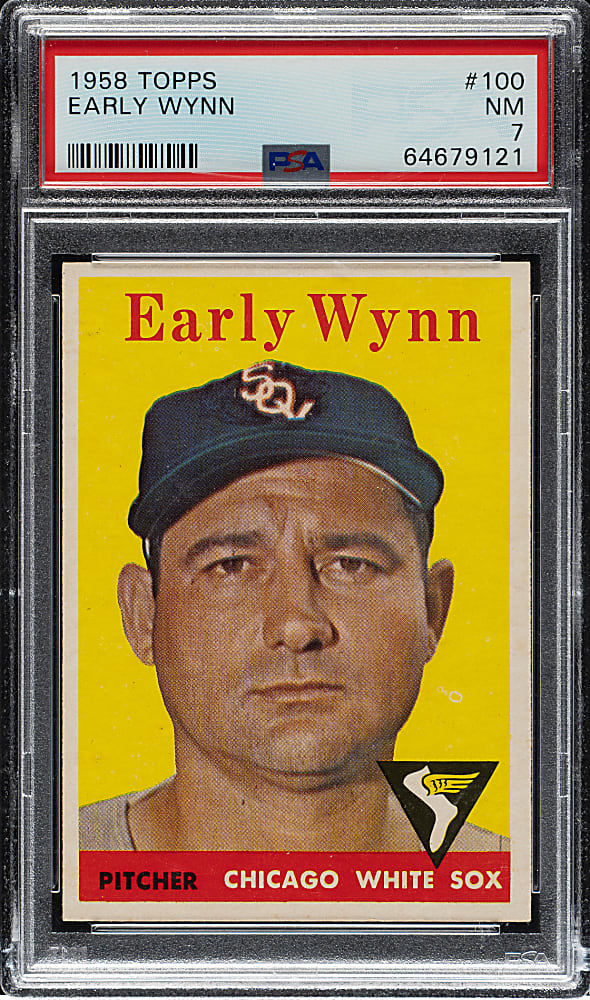 1958 Topps #100 Early Wynn PSA NM 7