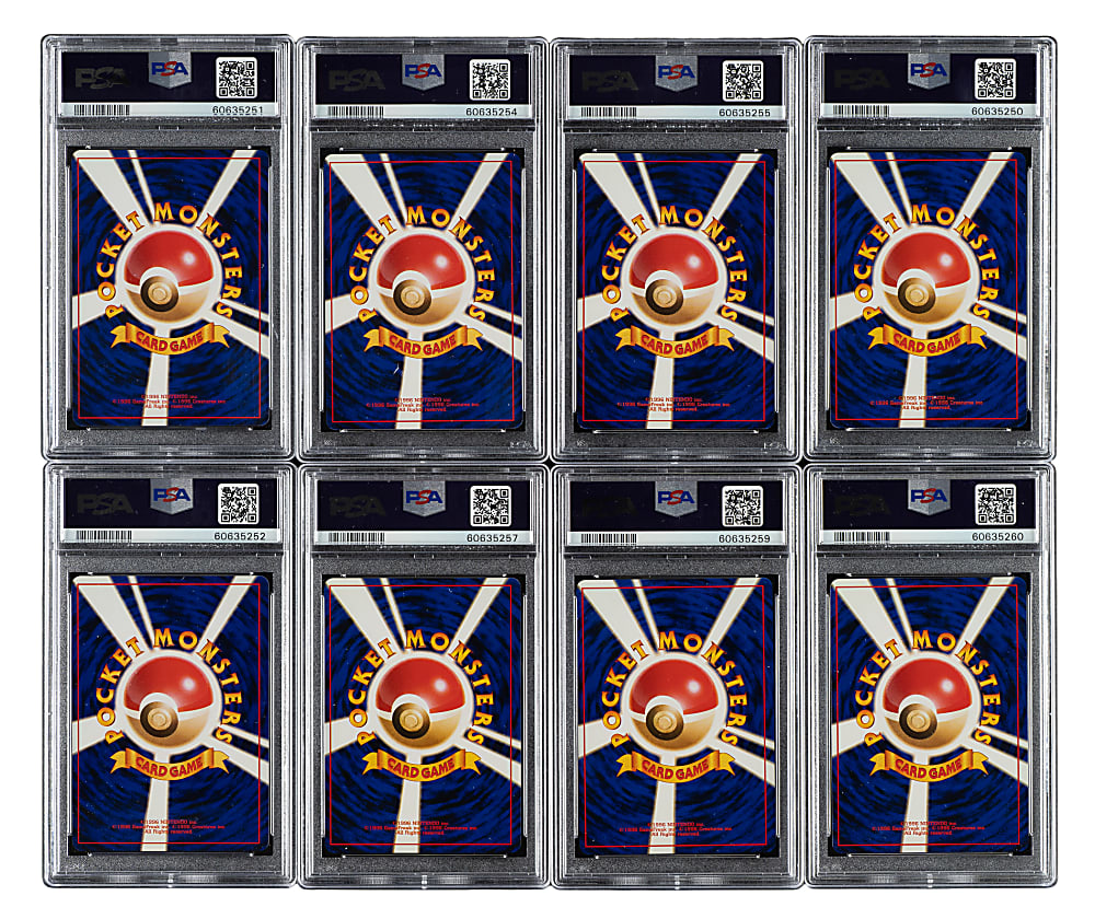 1999 Pokemon Japanese Gym 2 PSA-Graded Collection (8)