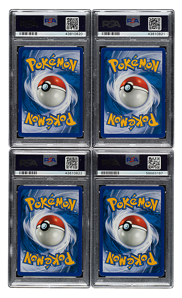 2000 Pokemon Gym Challenge 1st Edition PSA-Graded Collection (4)