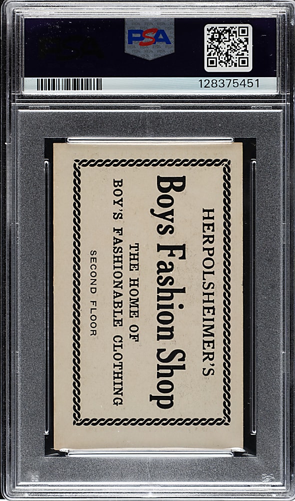 1921 Herpolsheimer's Clothing Johnny Evers PSA EX 5 - 1 of 1 - Highest Graded!