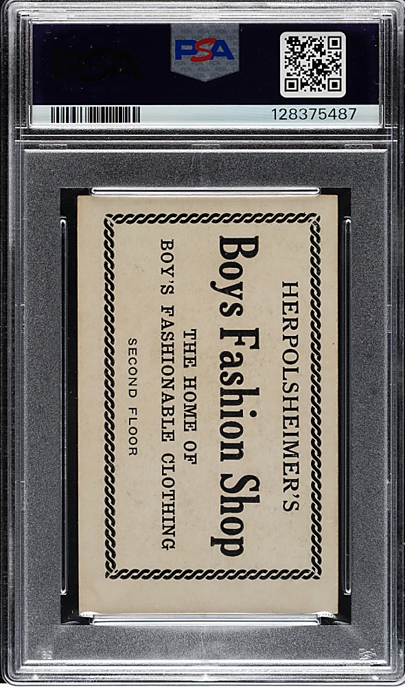1921 Herpolsheimer's Clothing Slim Sallee PSA EX-MT 6 - 1 of 2 - Highest Graded!