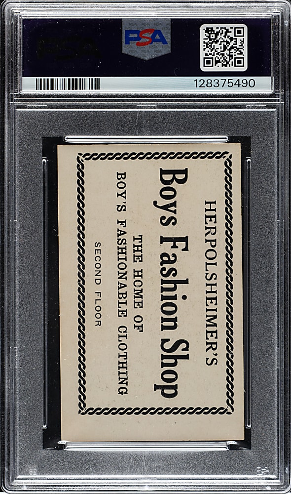 1921 Herpolsheimer's Clothing Guy Morton PSA EX-MT 6 - 1 of 1 - Highest Graded!