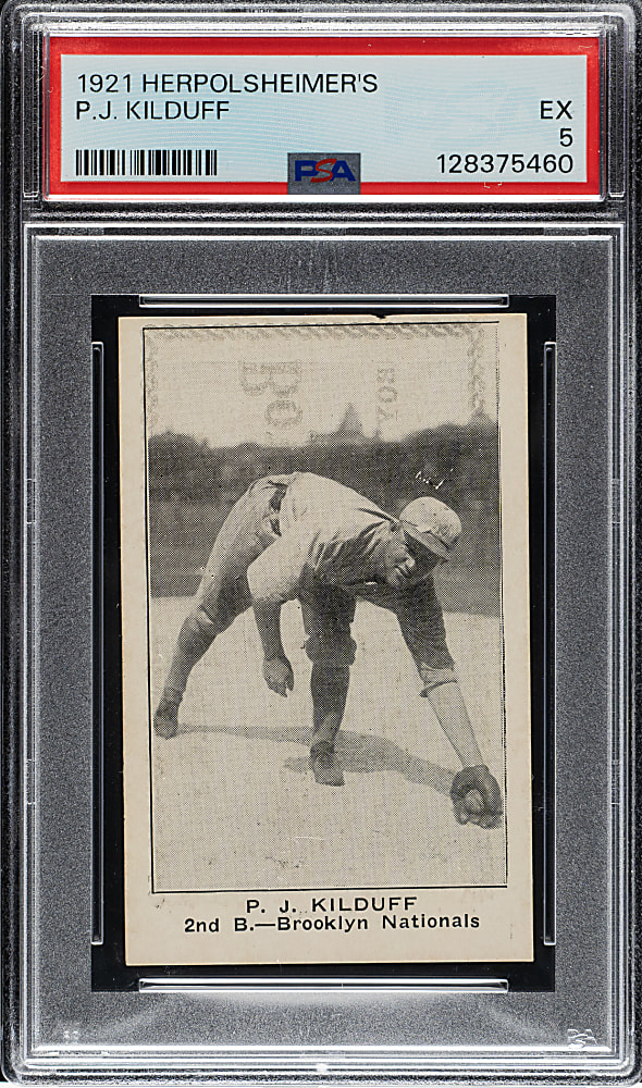 1921 Herpolsheimer's Clothing P.J. Kilduff PSA EX 5