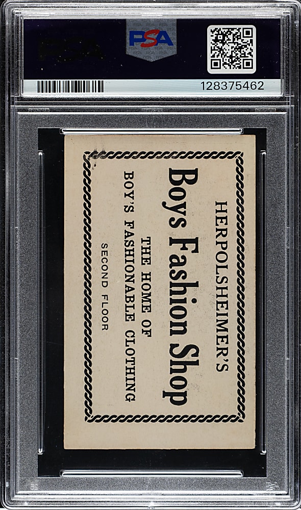 1921 Herpolsheimer's Clothing William Jacobson PSA EX 5 - 1 of 1 - Highest Graded!