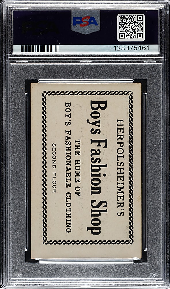 1921 Herpolsheimer's Clothing Clyde Milan PSA EX-MT 6 - 1 of 1 - Highest Graded!
