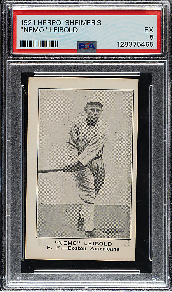 1921 Herpolsheimer's Clothing Nemo Leibold PSA EX 5