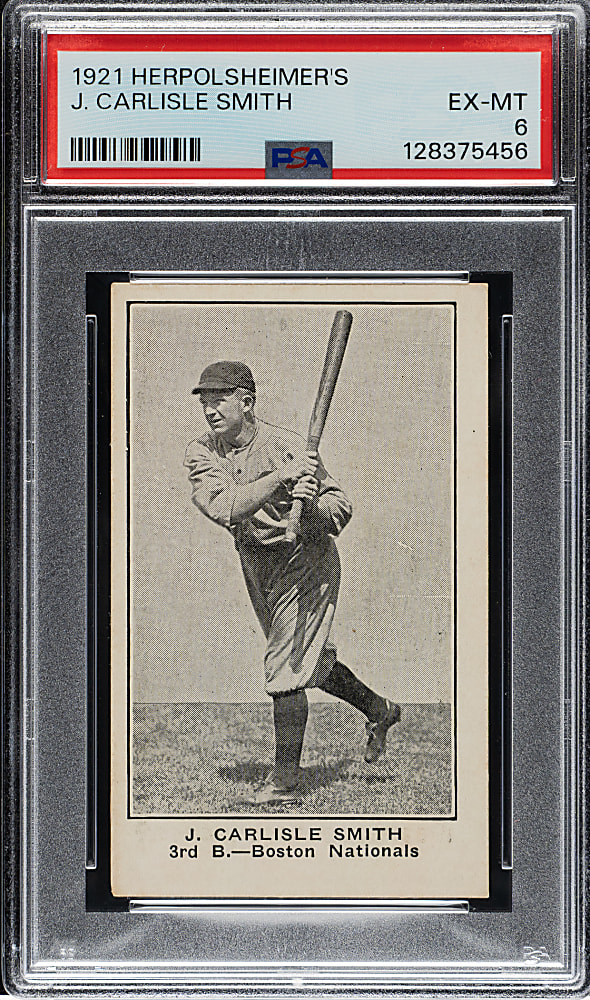 1921 Herpolsheimer's Clothing J. Carlisle Smith PSA EX-MT 6 - 1 of 1 - Highest Graded!