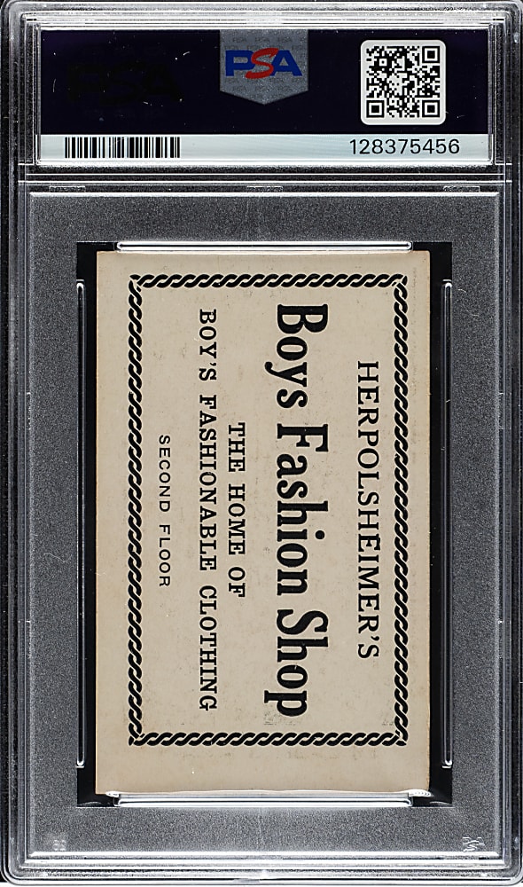 1921 Herpolsheimer's Clothing J. Carlisle Smith PSA EX-MT 6 - 1 of 1 - Highest Graded!