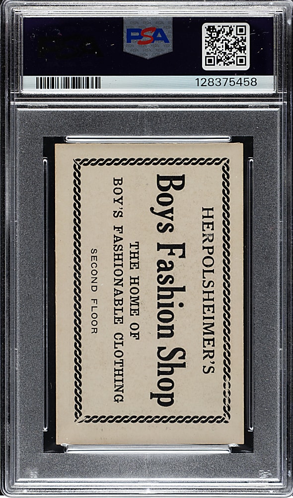 1921 Herpolsheimer's Clothing Roger Peckinpaugh PSA EX 5 - 1 of 1 - Highest Graded!