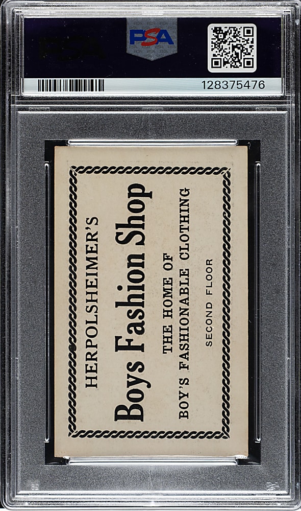 1921 Herpolsheimer's Clothing George H. Burns PSA EX 5 - 1 of 2 - Highest Graded!
