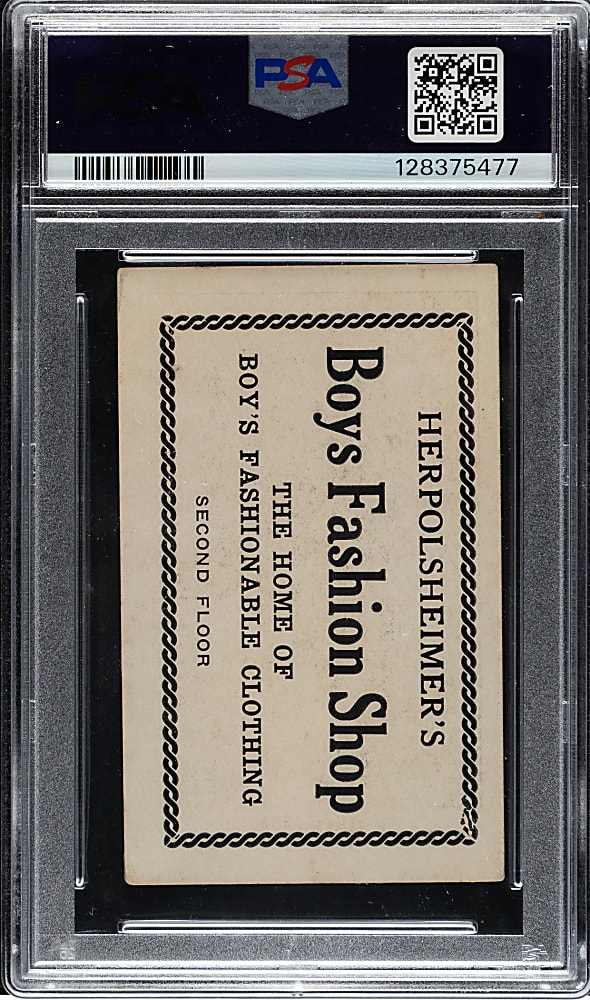 1921 Herpolsheimer's Clothing Ping Bodie Washington PSA VG-EX 4 - 1 of 1 - Highest Graded!