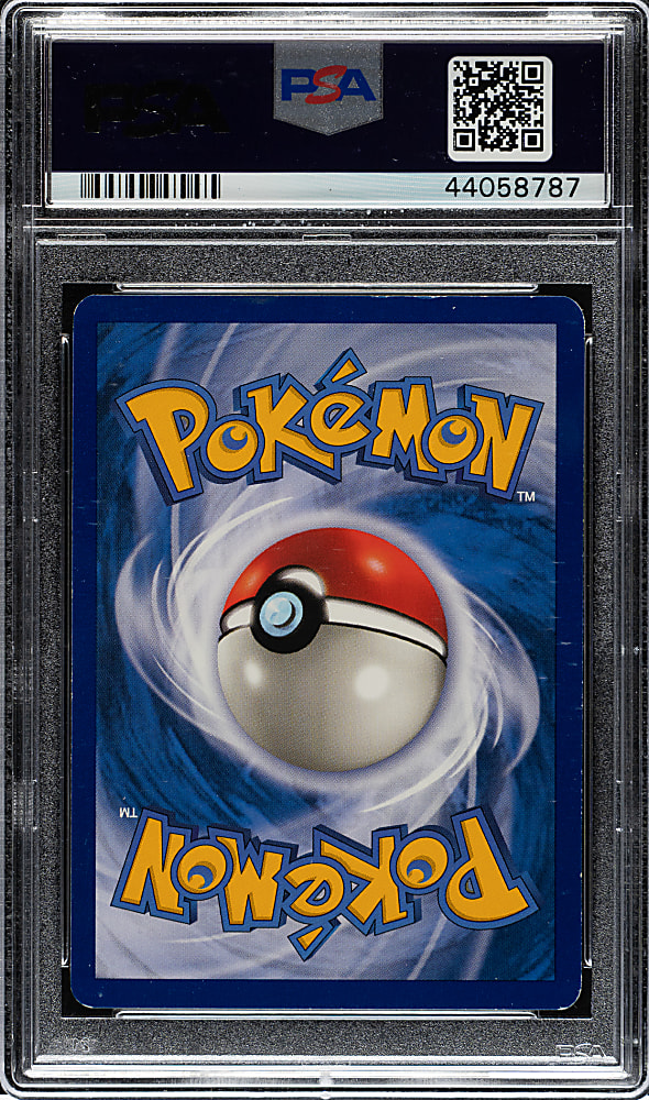 1999 Pokemon Jungle Fruit Roll Promo #56 Meowth Gold Border PSA EX-MT 6