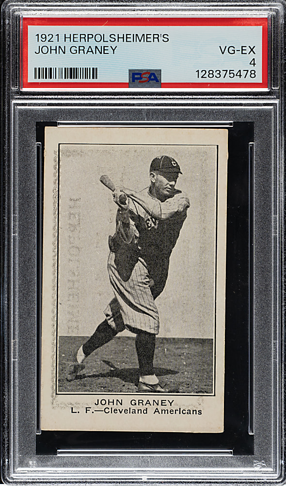 1921 Herpolsheimer's Clothing John Graney PSA VG-EX 4 - 1 of 1 - Highest Graded!