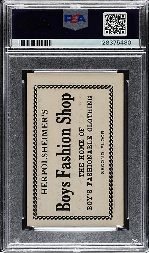 1921 Herpolsheimer's Clothing Kid Gleason PSA EX-MT 6 - 1 of 1 - Highest Graded!