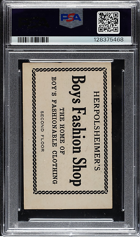 1921 Herpolsheimer's Clothing Eddie Foster PSA VG-EX 4 - 1 of 1 - Highest Graded!