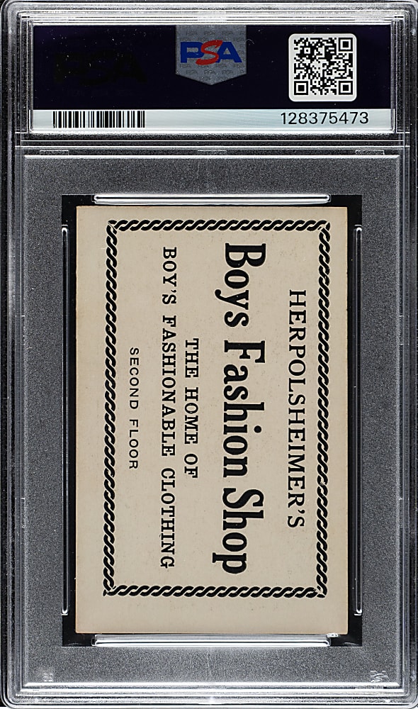 1921 Herpolsheimer's Clothing Owen Bush PSA EX-MT 6 - 1 of 1 - Highest Graded!