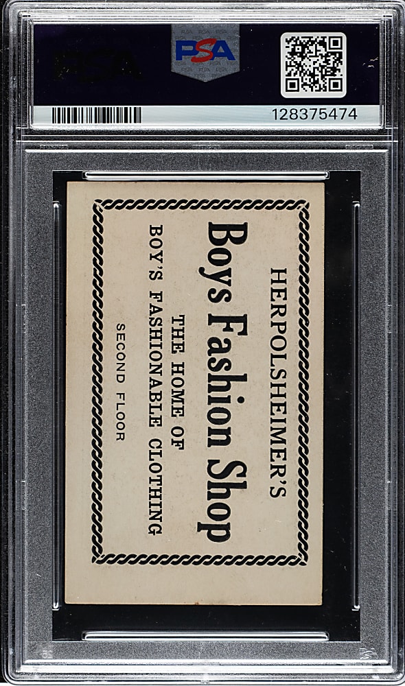 1921 Herpolsheimer's Clothing George J. Burns PSA EX-MT 6 - 1 of 1 - Highest Graded!