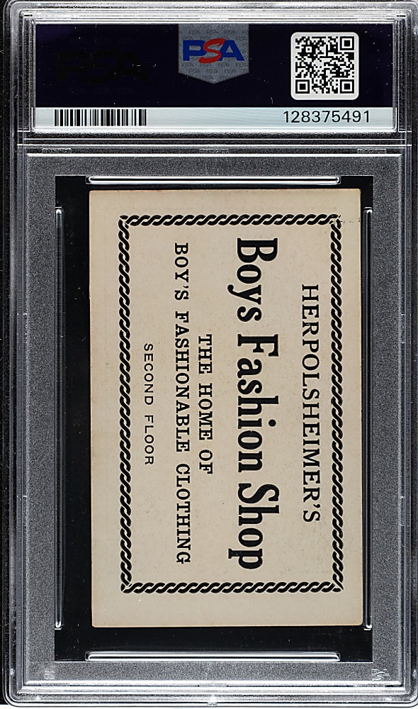 1921 Herpolsheimer's Clothing Jim Bagby PSA EX 5  - 1 of 1 - Highest Graded!