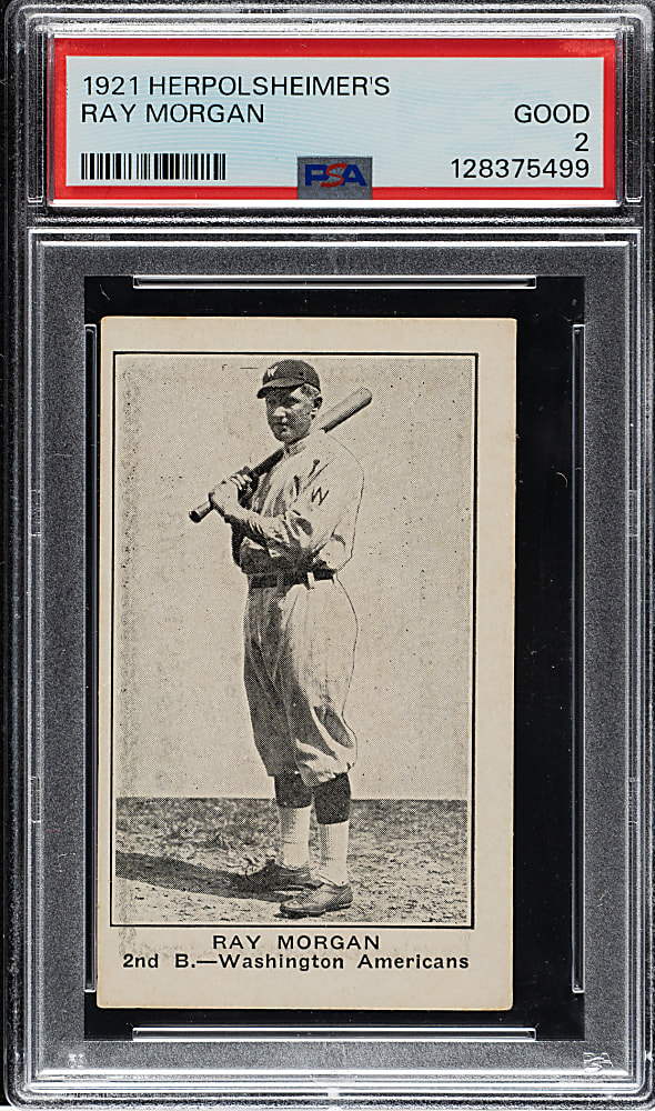 1921 Herpolsheimer's Clothing Ray Morgan PSA GOOD 2 - 1 of 1 - Highest Graded!