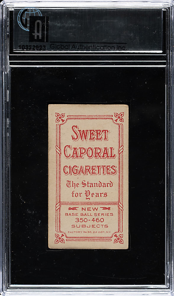 1909-1911 T206 White Border Cy Seymour Portrait GAI VG-EX+ 4.5