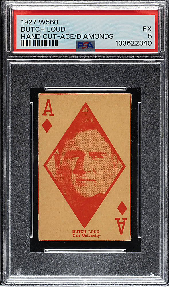 1927 W560 Football Dutch Loud PSA EX 5