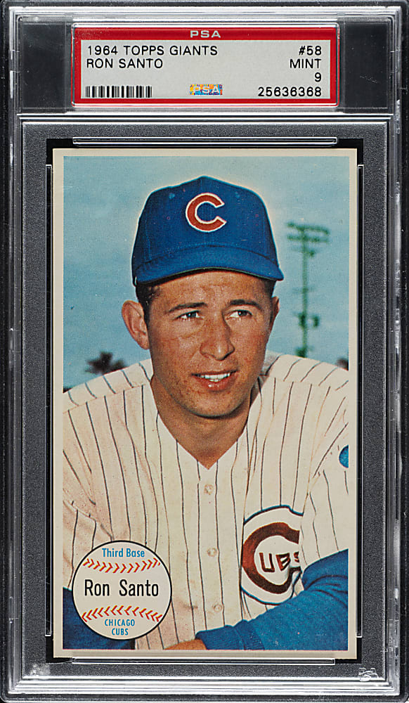 1964 Topps Giants #58 Ron Santo PSA MINT 9