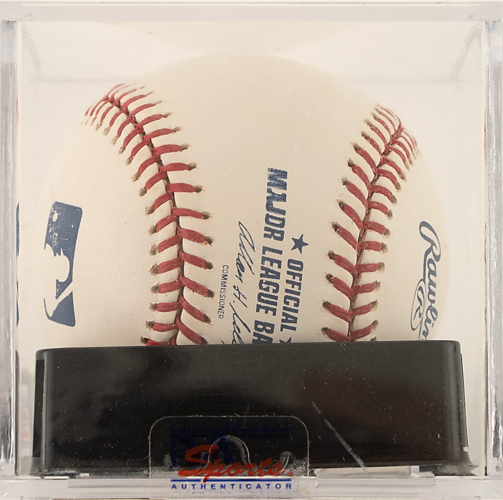 Stan Musial Single-Signed Baseball with "HOF 69" Inscription PSA/DNA GEM MINT 10