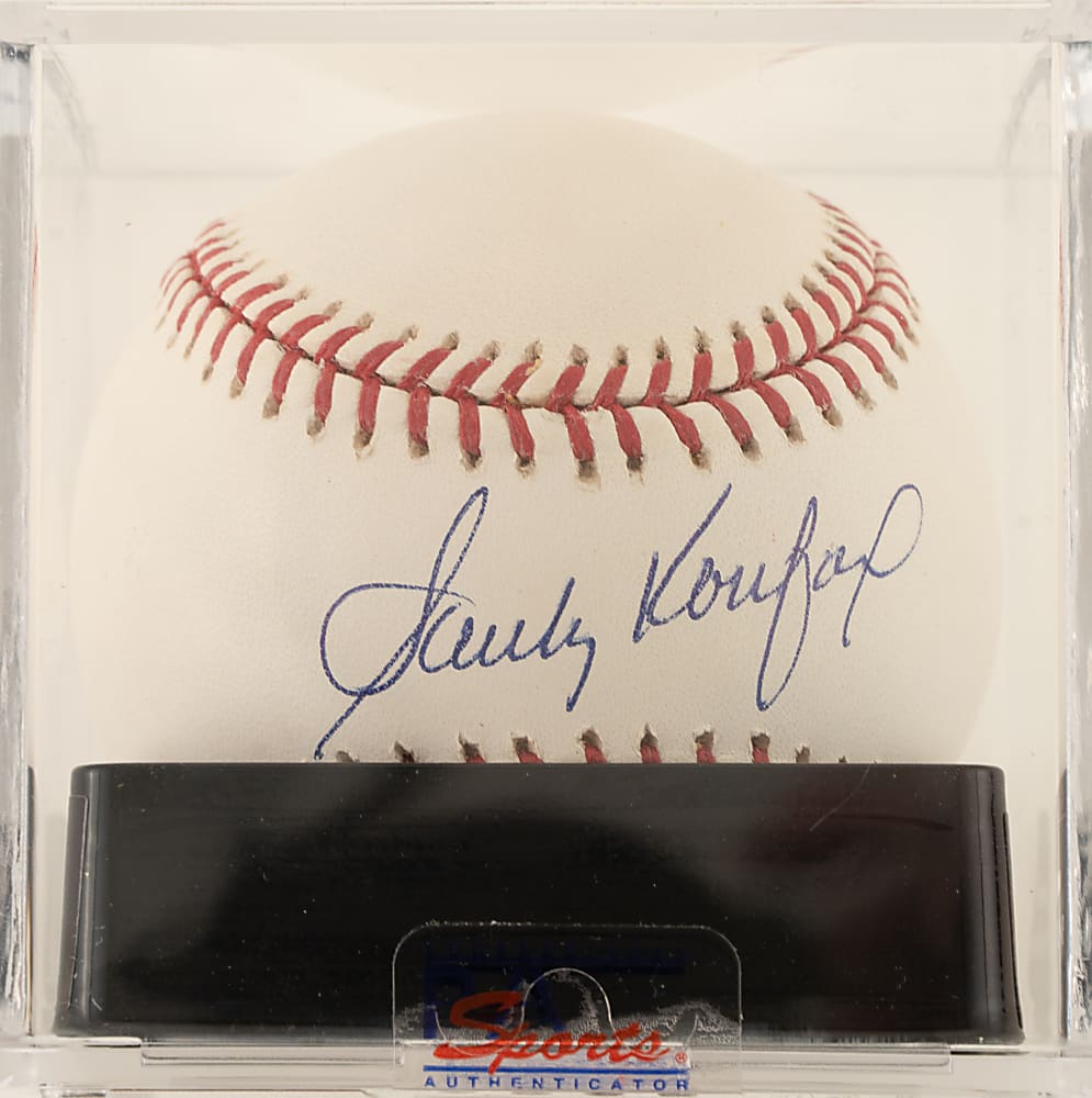 Sandy Koufax Single-Signed Baseball PSA/DNA MINT 9