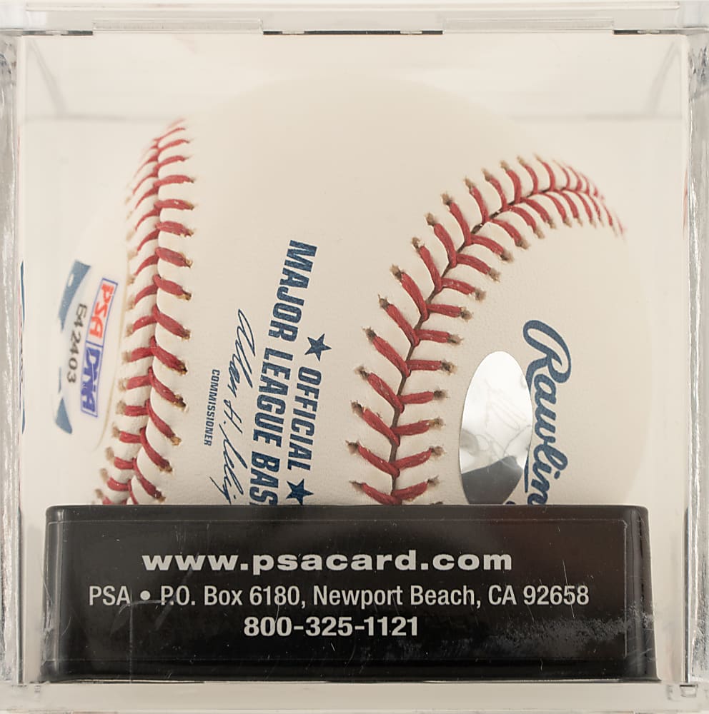 Nolan Ryan Single-Signed Baseball PSA/DNA GEM MINT 10