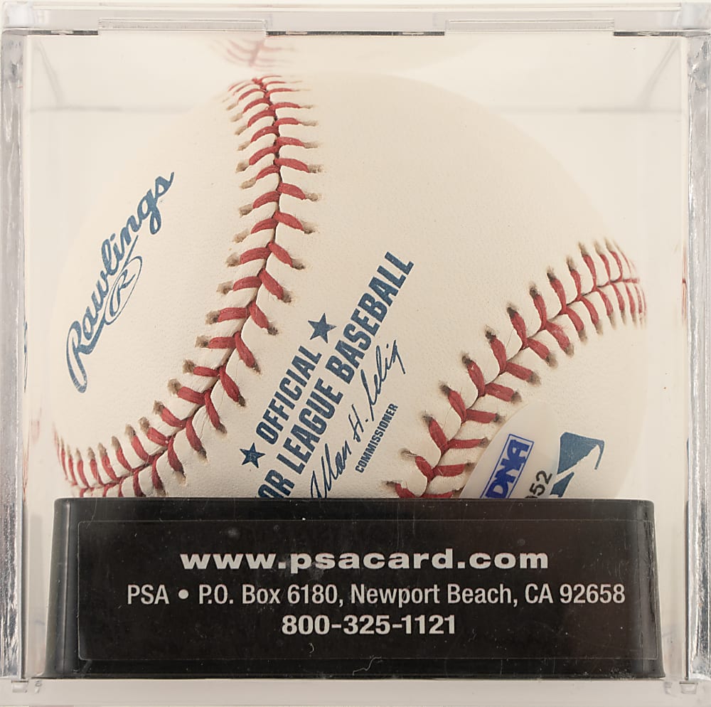 Steve "Lefty" Carlton Single-Signed Baseball PSA/DNA GEM MINT 10