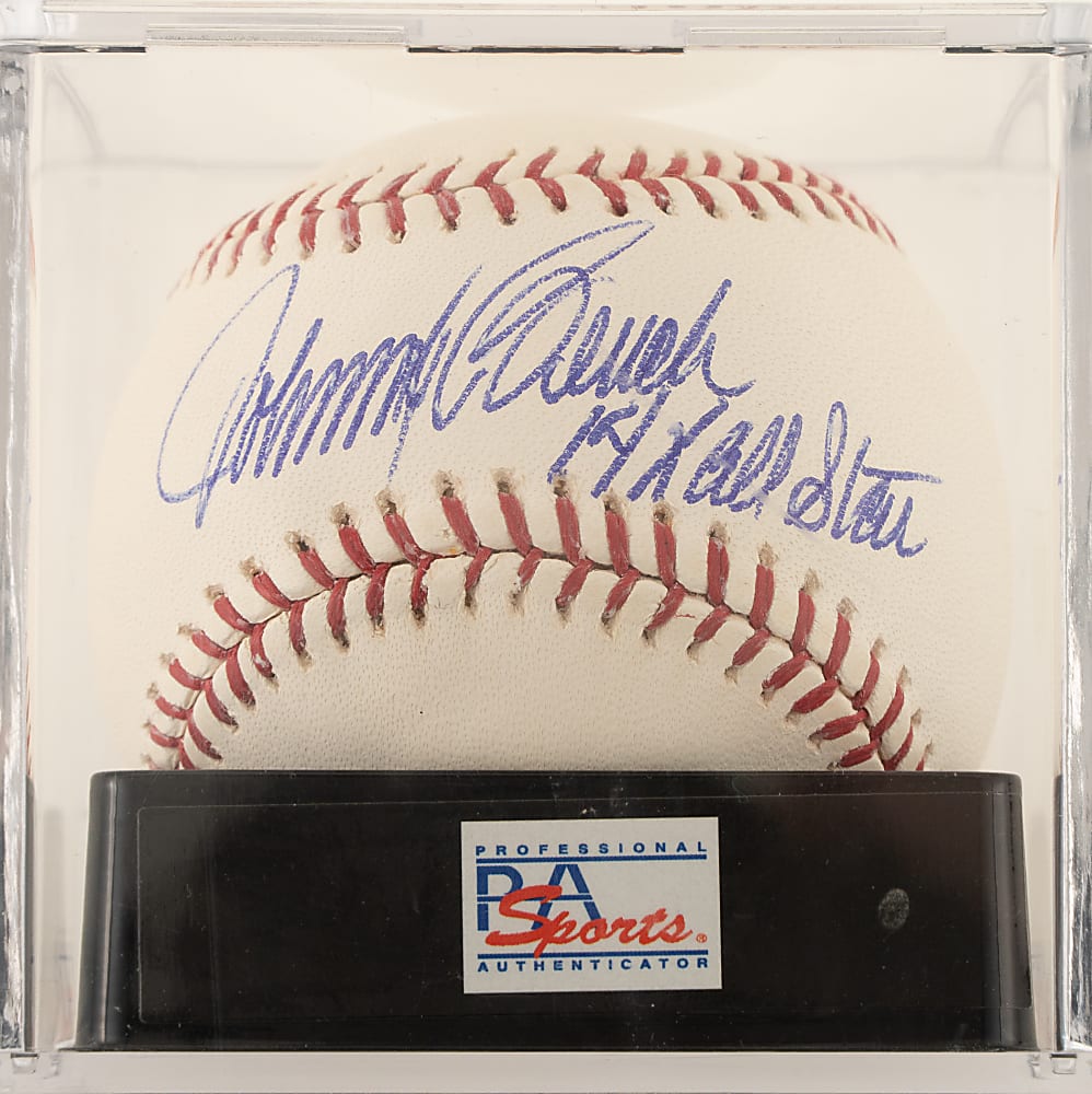 Johnny Bench Single-Signed Baseball with "14x All Star" Inscription PSA/DNA GEM MINT 10
