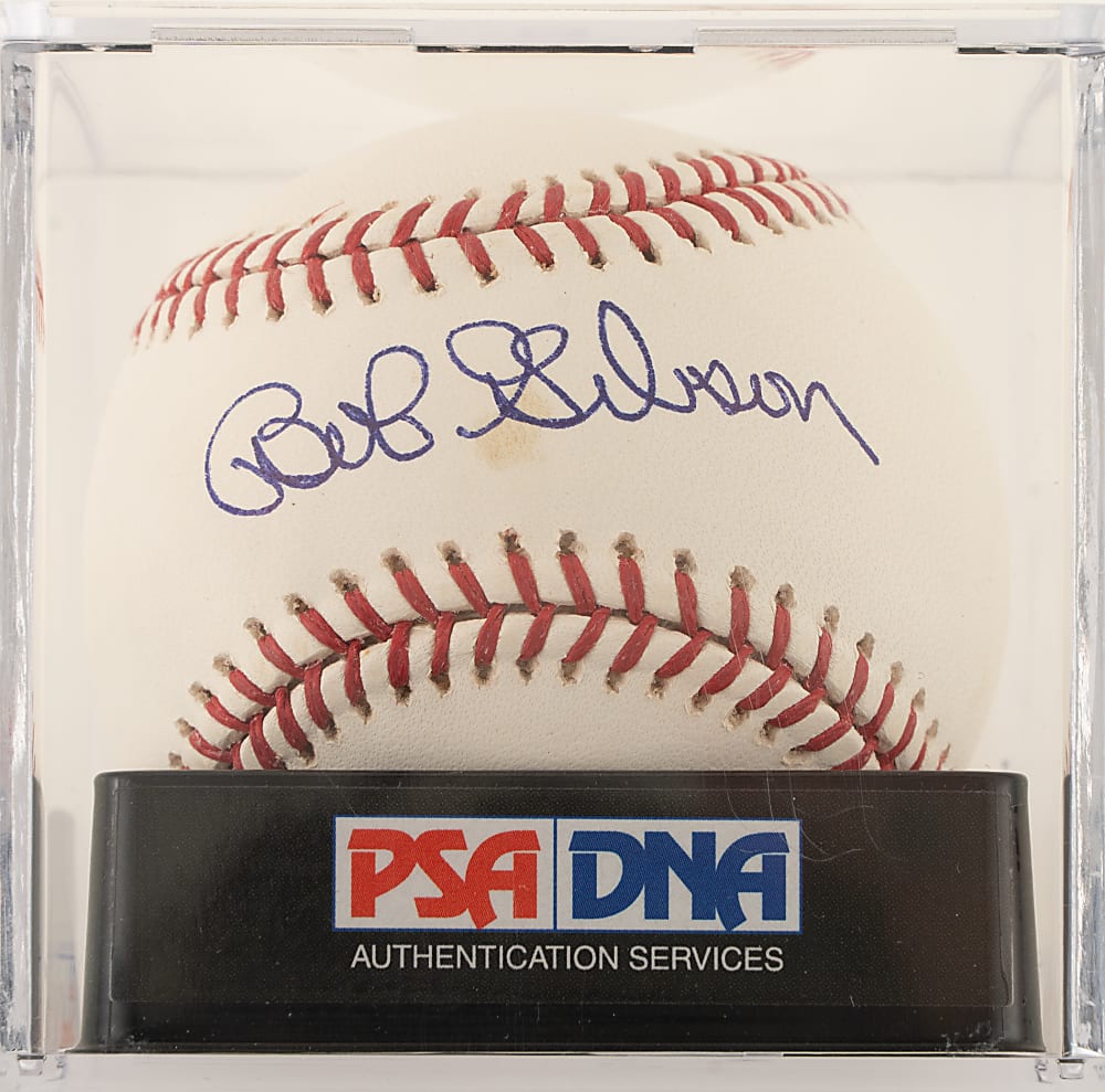 Bob Gibson Single-Signed Baseball PSA/DNA GEM MINT 10