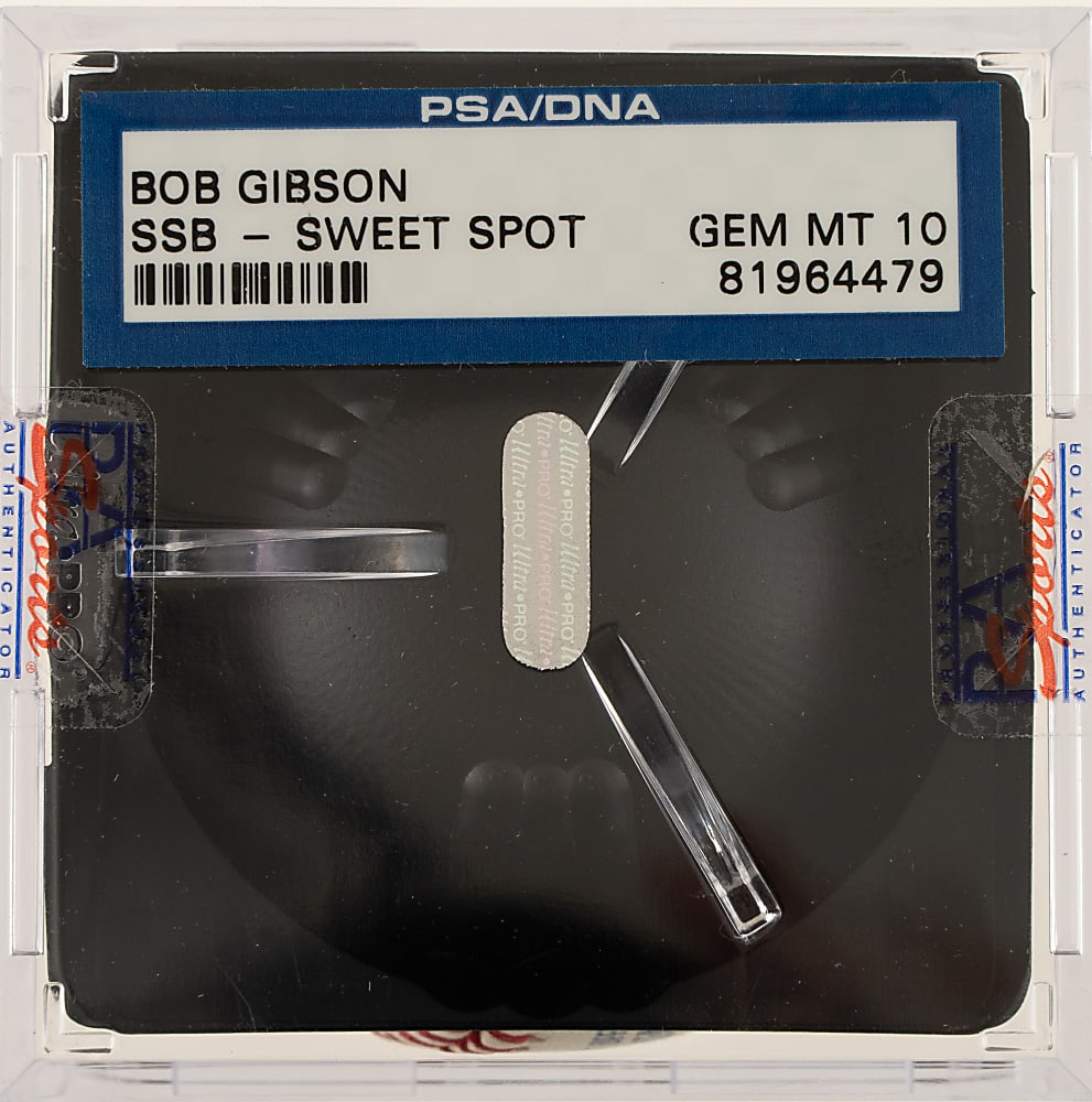 Bob Gibson Single-Signed Baseball PSA/DNA GEM MINT 10
