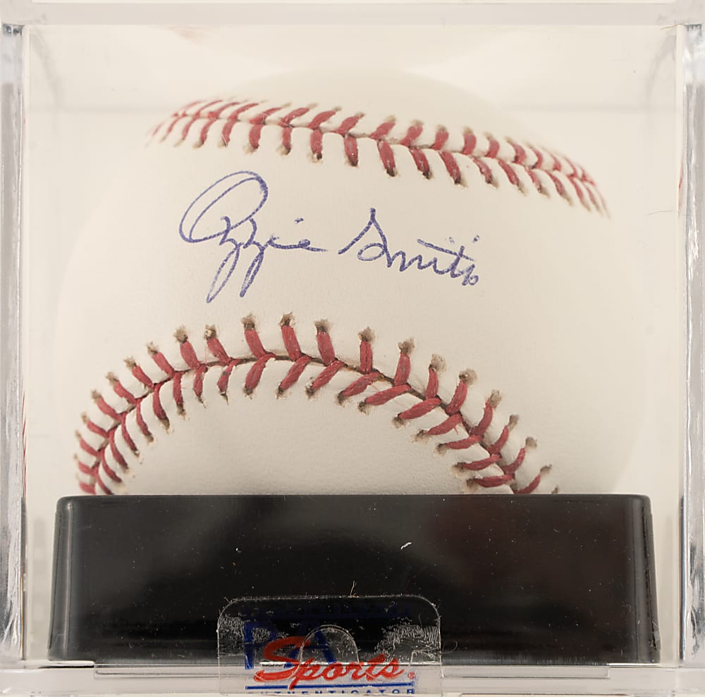 Ozzie Smith Single-Signed Baseball PSA/DNA GEM MINT 10