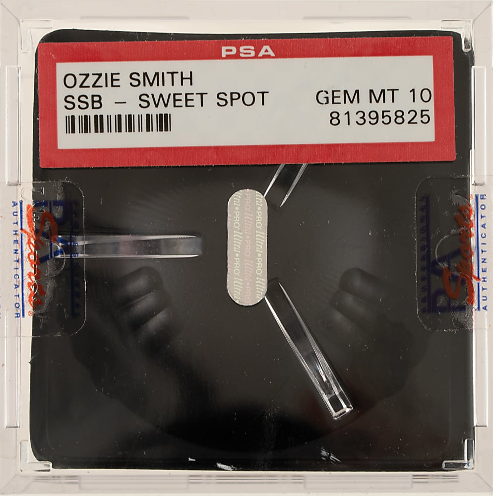 Ozzie Smith Single-Signed Baseball PSA/DNA GEM MINT 10