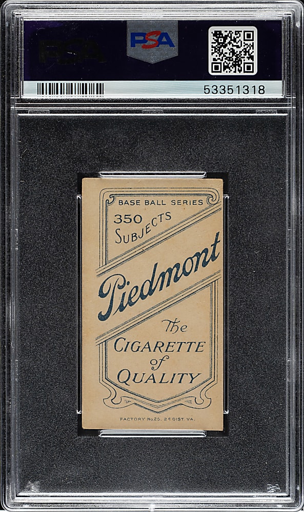 1909-1911 T206 White Border Dots Miller PSA VG-EX 4